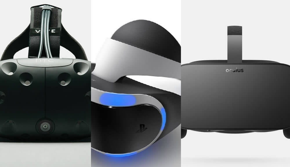 VR Oculus playstation vive